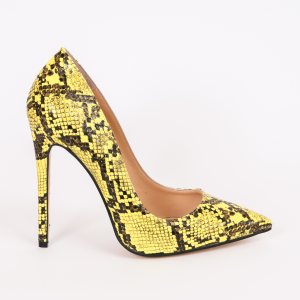 Дамски обувки YELLOW PYTHON, ток 120мм