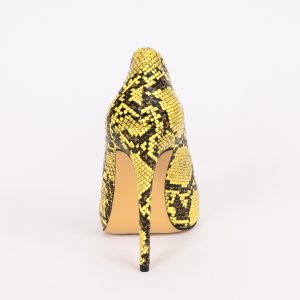Дамски обувки YELLOW PYTHON, ток 120мм
