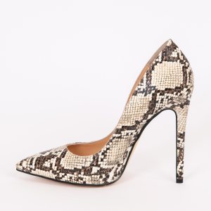 Дамски обувки GRAY PYTHON, ток 120мм