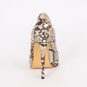 Дамски обувки GRAY PYTHON, ток 120мм
