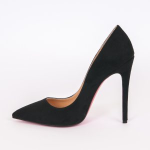 Дамски обувки SO CLASSIC BLACK, велур, ток 120мм