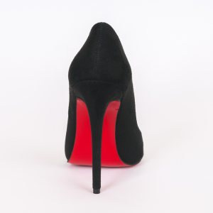 Дамски обувки SO CLASSIC BLACK, велур, ток 120мм