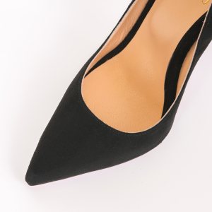 Дамски обувки SO CLASSIC BLACK, велур, ток 120мм