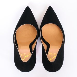 Дамски обувки SO CLASSIC BLACK, велур, ток 120мм