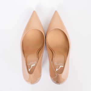 Дамски обувки SO CLASSIC SO NUDE, бежов лак, ток 105мм.